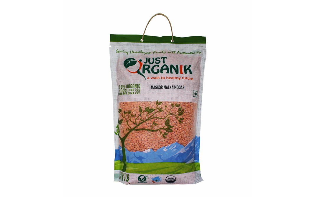 Just Organik Masoor Malka Mogar    Pack  1 kilogram